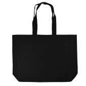 Katoenen shopper met souffle, 225 gr/m²